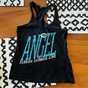 FLAW Cotton Heritage Florida Georgia Line ANGEL tank top womens size medium M